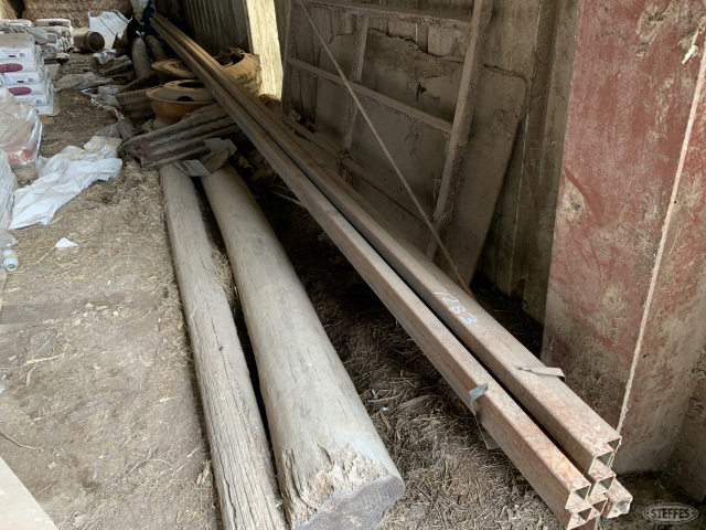(8) sticks of 24 ft box iron 1 1/2x 11/2